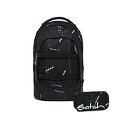 satch Pack Schulrucksack Set 2tlg. mit Schlamperbox (Ninja Matrix)