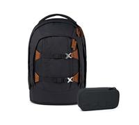 Satch Pack Schulrucksack Set 2tlg. mit Schlamperbox (Nordic Grey Skandi Edition)