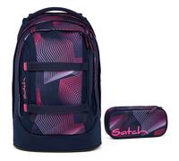 Satch Pack Schulrucksack-Set 2tlg Seismic Pink