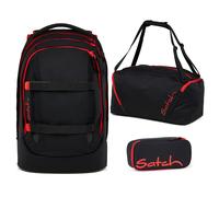 Satch Pack Schulrucksack-Set 3tlg Fire Phantom 2.0