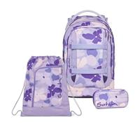 Satch Pack Schulrucksack Set 3tlg. inkl. Schlamperbox und Sportbeutel (Lilac Blossom)