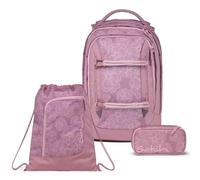 Satch Pack Schulrucksack Set 3tlg. inkl. Schlamperbox und Sportbeutel (Magnolia Dream)