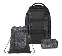 Satch Pack Schulrucksack Set 3tlg. inkl. Schlamperbox und Sportbeutel (Street Ink)