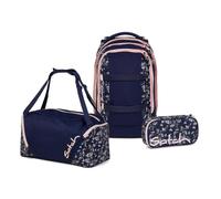 Satch Pack Schulrucksack Set 3tlg. inkl. Schlamperbox und Sporttasche (Bloomy Breeze)