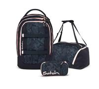 Satch Pack Schulrucksack Set 3tlg. inkl. Schlamperbox und Sporttasche (Midnight Jungle)