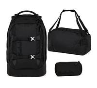 Satch Pack Schulrucksack-Set 3tlg Nordic Black