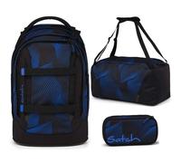 Satch Pack Schulrucksack-Set 3tlg Seismic Blue