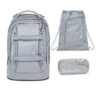 Satch Pack Schulrucksack-Set 3tlg Washed Blue
