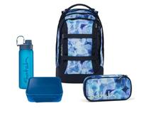 Satch Pack Schulrucksack Set 4tlg. inkl. Lunchset (Blurry Sky)