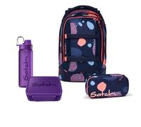 Satch Pack Schulrucksack Set 4tlg. inkl. Lunchset (Coral Reef)