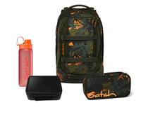Satch Pack Schulrucksack Set 4tlg. inkl. Lunchset (Jurassic Jungle)