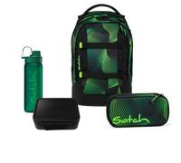 Satch Pack Schulrucksack Set 4tlg. inkl. Lunchset (Seismic Green)