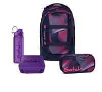 Satch Pack Schulrucksack Set 4tlg. inkl. Lunchset (Seismic Pink)