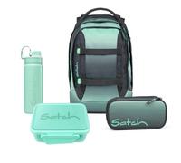 Satch Pack Schulrucksack Set 4tlg. Lunchset (Gradient Mint)