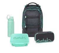 Satch Pack Schulrucksack Set 4tlg. Lunchset (Mint Phantom)