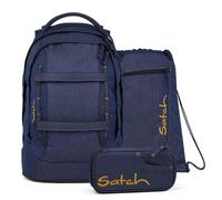Satch Pack Schulrucksack-Set Denim Blue 2025