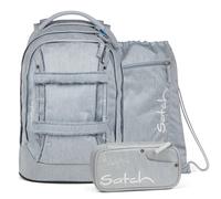 Satch Pack Schulrucksack-Set Washed Blue 2025