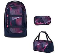Satch Pack Seismic Pink 3tlg. Schulrucksack-Set