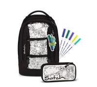 Satch Pack Set Artist Edition 01661-80001-10 schwarz, weiß