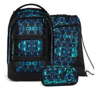 satch pack Set aus pack + Sportbeutel + Schlamperbox 26 Caleido Blue