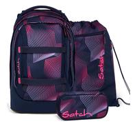 satch pack Set aus pack + Sportbeutel + Schlamperbox 26 Seismic Pink