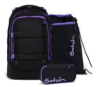 satch pack Set aus pack + Sportbeutel + Schlamperbox Purple Phantom