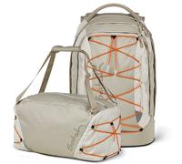 satch pack Set aus pack + Sporttasche Crossed Sand