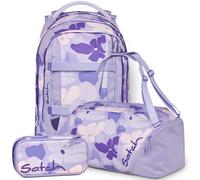 satch pack Set aus pack + Sporttasche + Schlamperbox Lilac Blossom