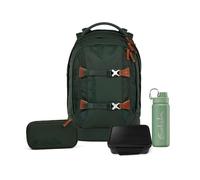 Satch Pack Skandi Edition Schulrucksack 4tlg. inkl. Lunchset (Nordic Forest Green)