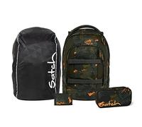 satch Pack Streetwalk Edition Schulrucksack Set 4tlg. (Jurassic Jungle), M