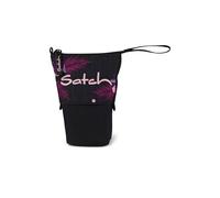 Satch Pencil Slider extra groß inkl. Trennfach Reißverschlussfach Stiftehalter Geodreieck Sichtfenster für Stundenplan Mystic Nights - Lila