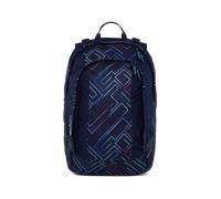 Satch air Schulrucksack ab 5. Klasse gepolstert 26L Stauraum standfest Laptopfach Purple Laser - Dunkelblau