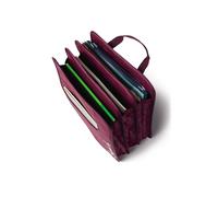 satch - Satch Heftbox Triple Flex 25 x 38 x 18 cm (B x H x T) DIN A4 100 % Polyester lila lila