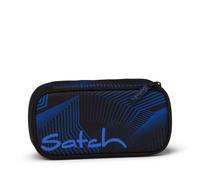 Satch Schlamperbox Seismic Blue – extra groß mit Trennfach, Reißverschlussfach, Stiftehalter