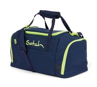 satch - Satch Sporttasche 45 x 25 x 25 cm (B x H x T) Reißverschluss reflektierend Schuhfach 100 % Polyester dunkelblau/neongelb Toxic Yel - Farbe ...