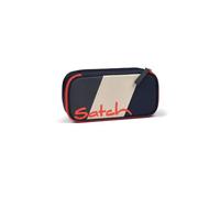 Satch Schlamperbox extra groß inkl. Trennfach Reißverschlussfach Stiftehalter Geodreieck Sichtfenster für Stundenplan