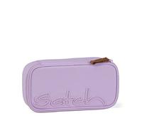 satch Schlamperbox extra groß inkl. Trennfach Reißverschlussfach Stiftehalter Geodreieck Sichtfenster für Stundenplan Nordic Purple - Lila