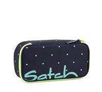 satch Schlamperbox Mäppchen groß, Trennfach, Geodreieck Pretty Confetti - Blau