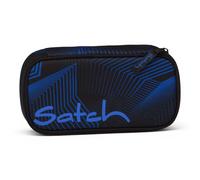 Satch Schlamperbox Seismic Blue – extra groß mit Trennfach, Reißverschlussfach, Stiftehalter