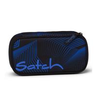 Satch Schlamperbox Seismic Blue – extra groß mit Trennfach, Reißverschlussfach, Stiftehalter
