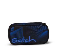 Satch Schlamperbox Seismic Blue – extra groß mit Trennfach, Reißverschlussfach, Stiftehalter