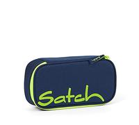 Satch Schlamperbox Toxic Yellow - Dunkelblau