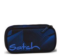 Satch Schlamperbox Seismic Blue – extra groß mit Trennfach, Reißverschlussfach, Stiftehalter