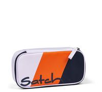 Satch Schlamperbox extra groß inkl. Trennfach Reißverschlussfach Stiftehalter Geodreieck Sichtfenster für Stundenplan