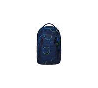 Satch match plus Schulrucksack, erweiterbar auf 35 Liter, ergonomisch, mit Fronttasche Blue Tech - Dunkelblau