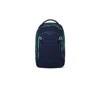 Satch Match Plus Schulrucksack, erweiterbar auf 35 Liter, ergonomisch, mit Fronttasche Ocean Mint - Blau