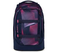 Satch Pack ab 5. Klasse ergonomisch 30L Stauraum standfest Organisationstalent Seismic Pink - Dunkelblau