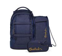 satch Pack Schulrucksack-Set Denim Blue