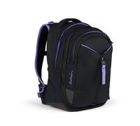 Satch Schulrucksack Purple Phantom - schwarz