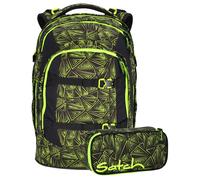 Satch Schulrucksack Set 2tlg. Pack green bermuda
